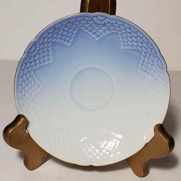 B&G Denmark Small Cup and Saucer Blue Seagull Vintage - Picture 5 of 9